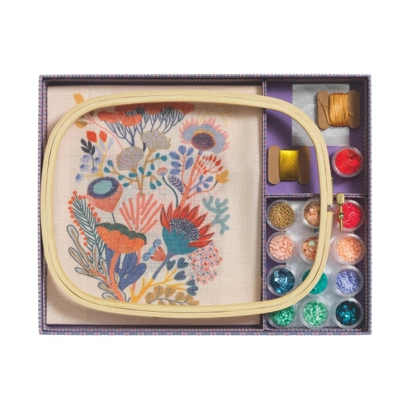 Djeco Atelier 58 Perlenstickerei Blumen