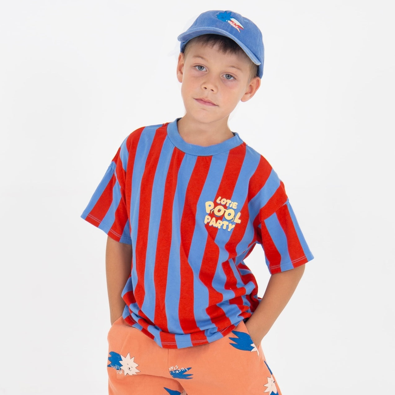 lötiekids T-Shirt Stripes Pool Party