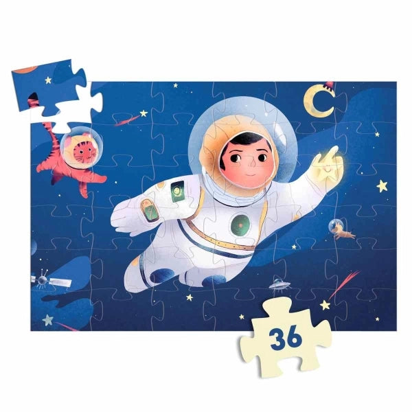 Djeco Formenpuzzle Astronaut