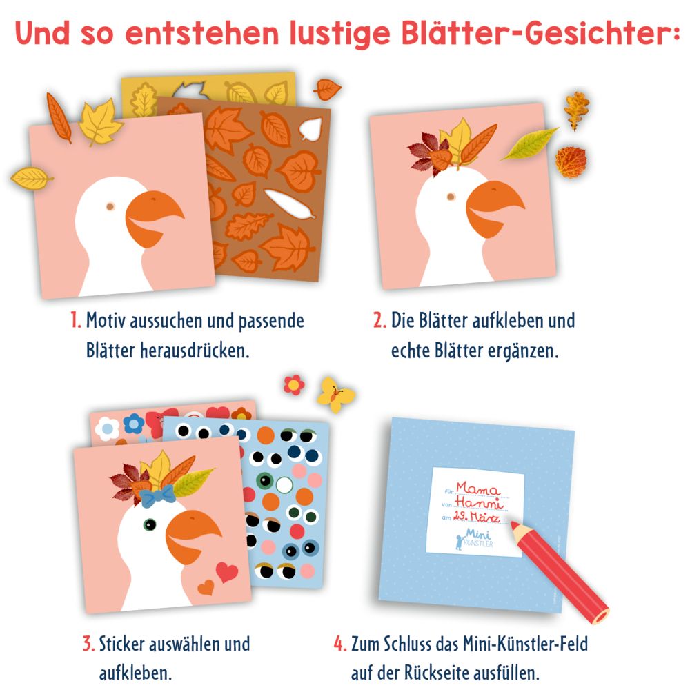 Coppenrath Blätter-Gesichter