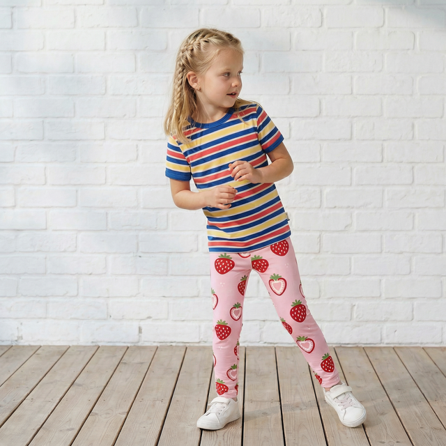 maxomorra Leggings Strawberries