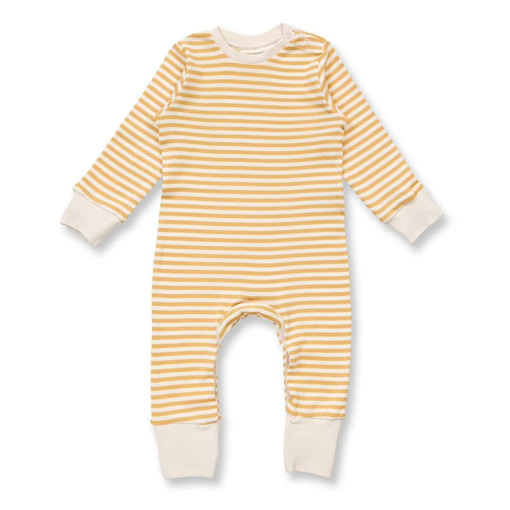 Sense Organics Romper TONA gelb-weiß gestreift