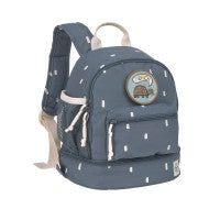 Lässig Kindergarten-Rucksack mini Happy Prints blau