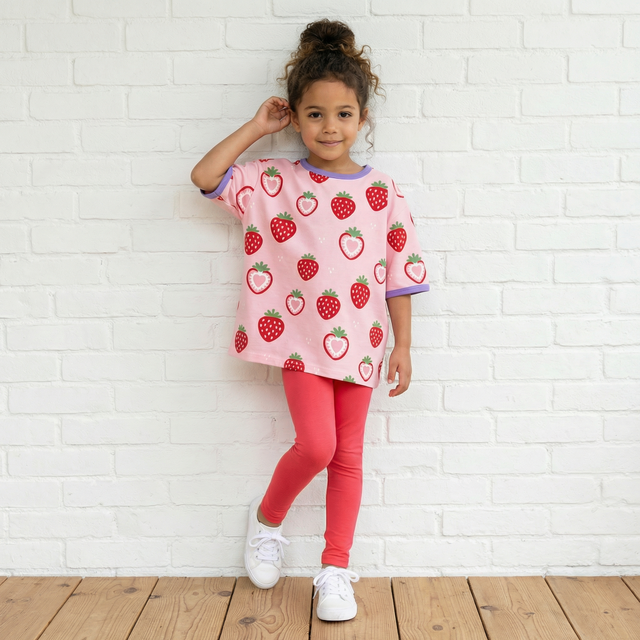 maxomorra oversized Shirt Strawberries