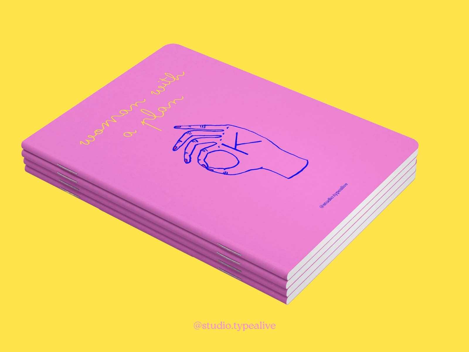 Notizheft / Woman With A Plan