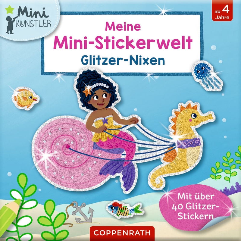 Coppenrath Meine Mini-Stickerwelt Glitzer-Nixen