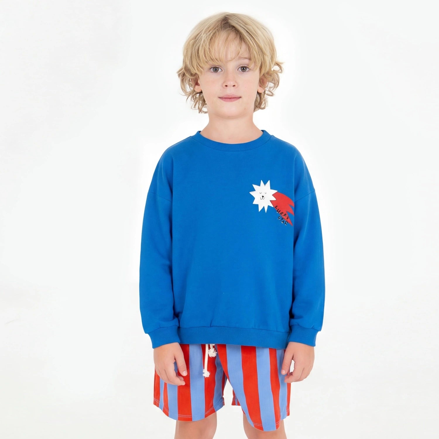 lötiekids Sweater Small Lucky Star blau