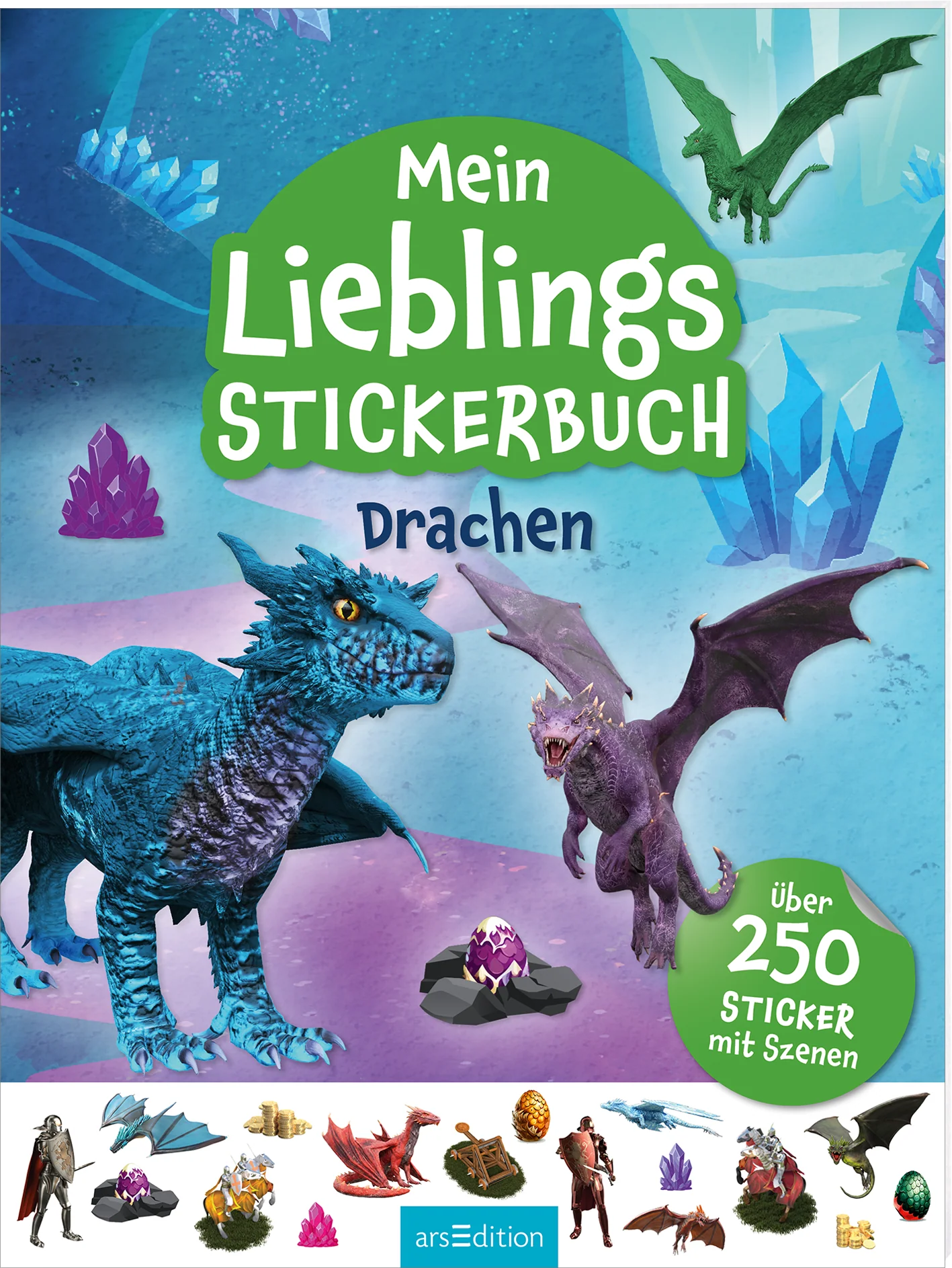 arsEdition Mein Stickerheft Drachen