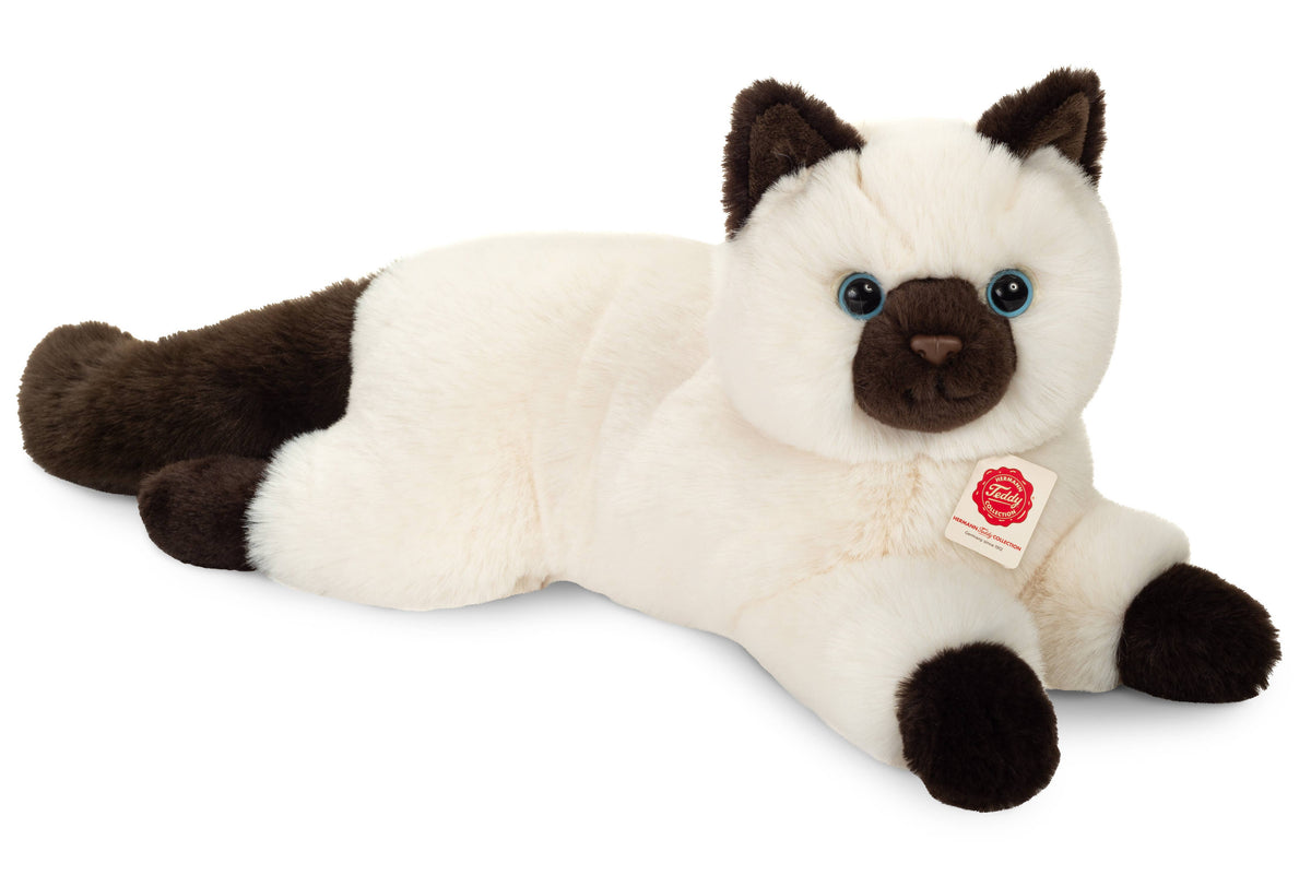 Teddy Hermann Birma-Katze liegend 36 cm - Plüschtier - Stofftier