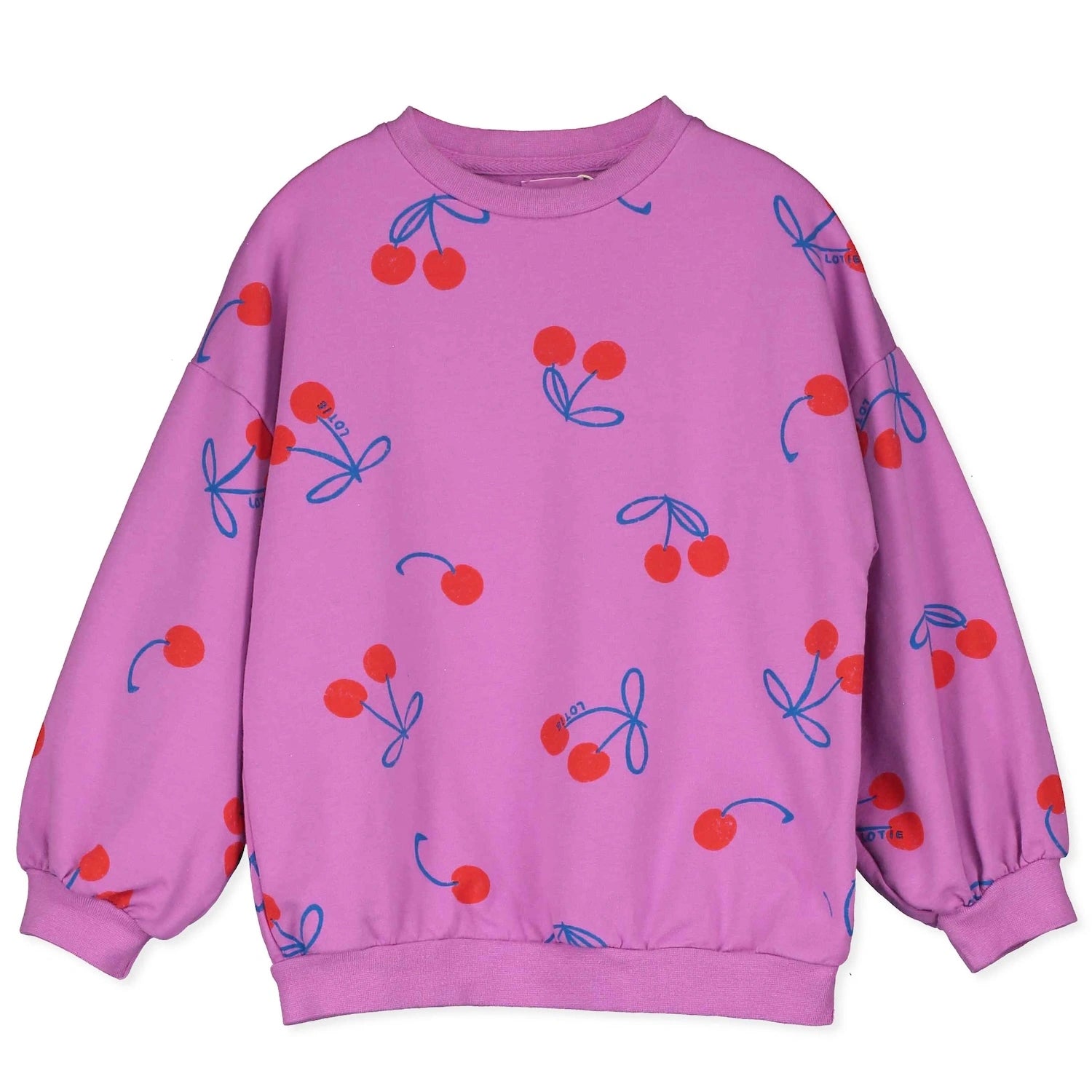 lötiekids Sweater Cherries allover Magenta
