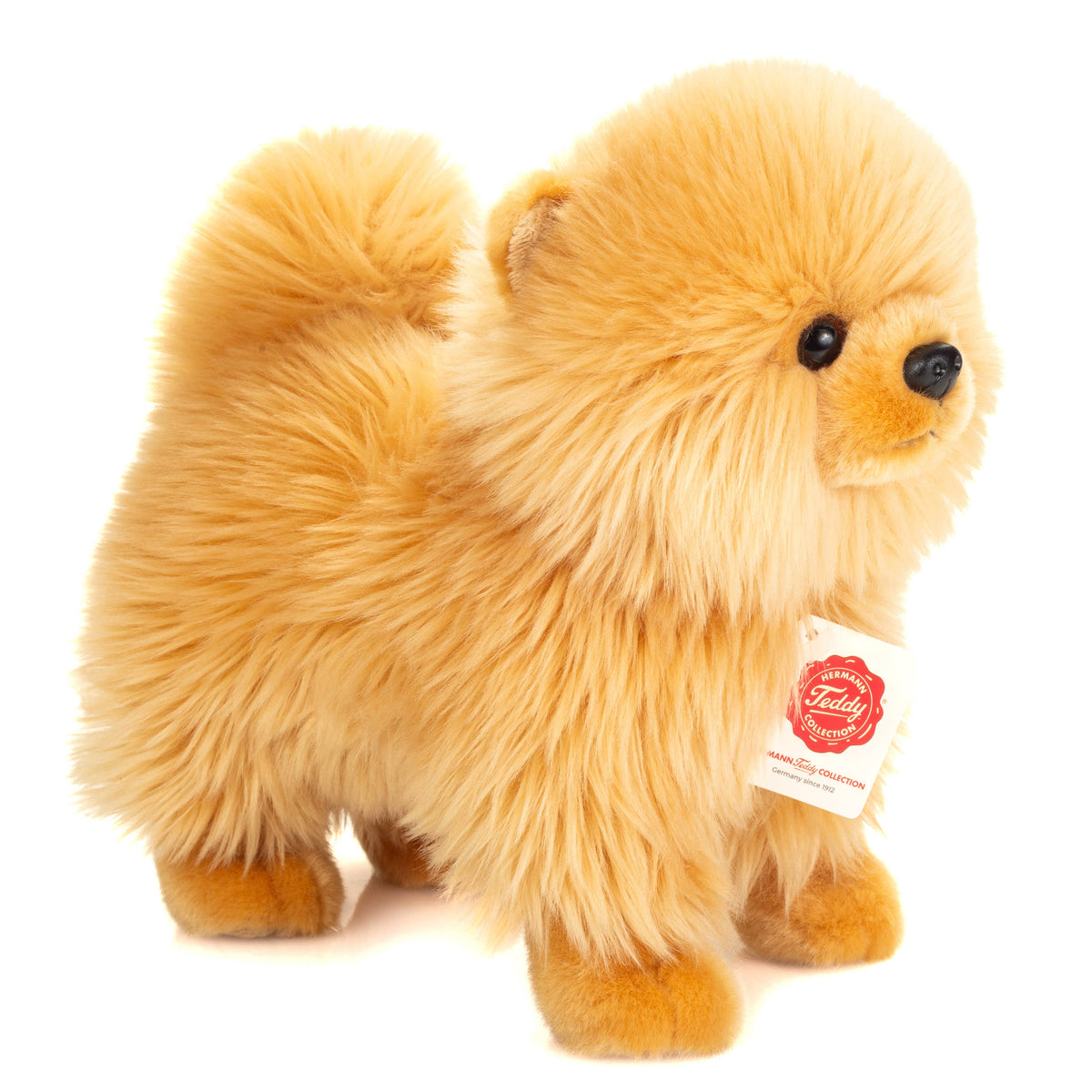 Teddy Hermann Zwergspitz gold 23 cm - Plüschtier - Stofftier
