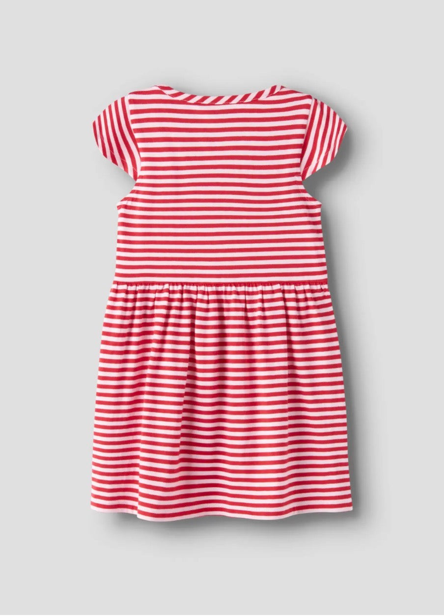 name it Kleid rot geringelt (nmfvinanna)