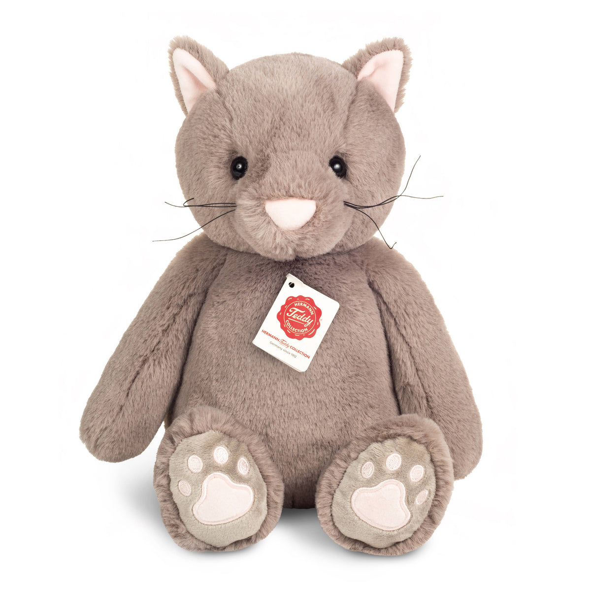 Teddy Hermann Schlenkerkatze Milly schwarz 35 cm - Plüschtier - Stofftier