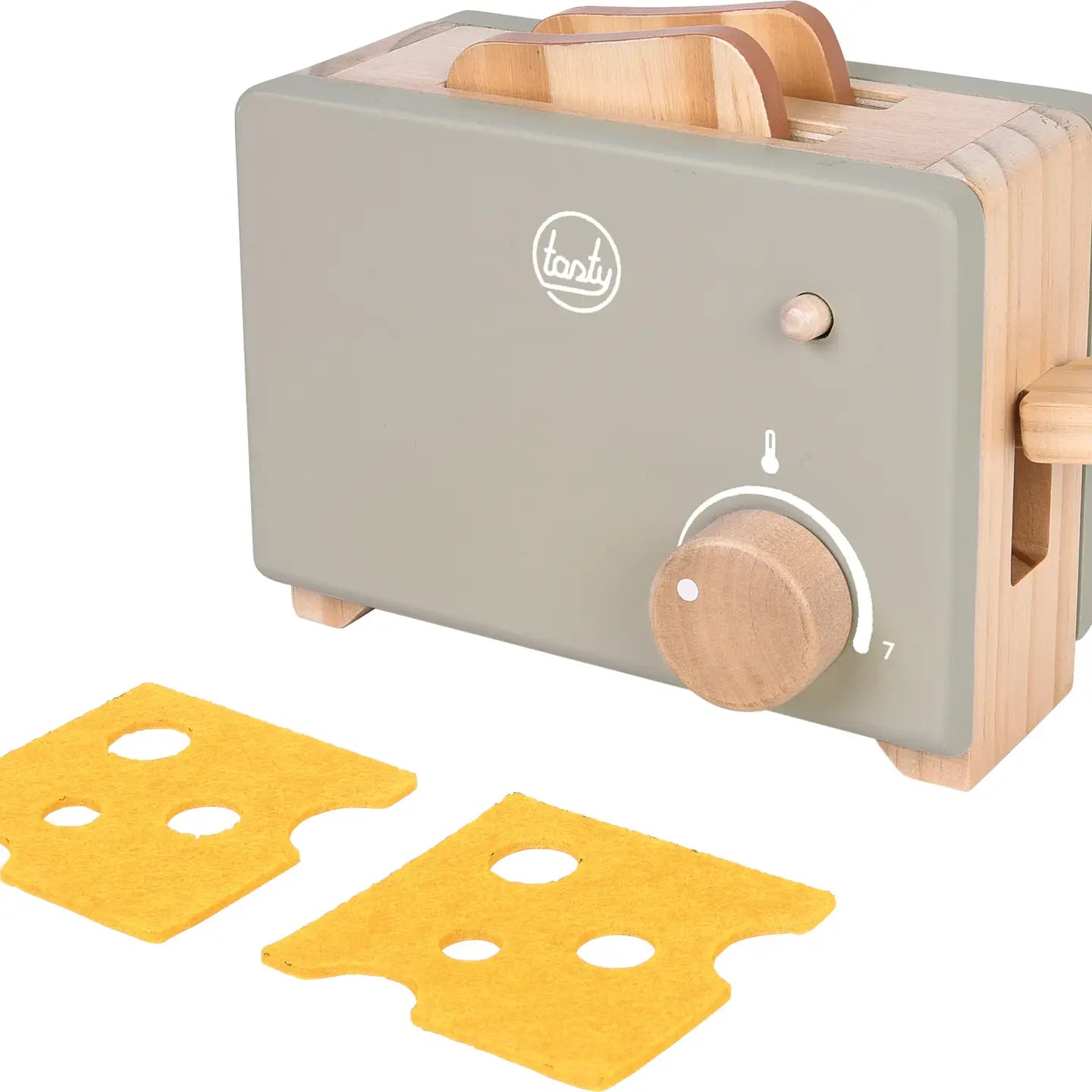 small foot Toaster-Set grau „tasty“