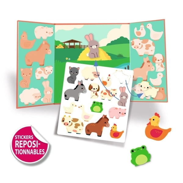 Djeco Sticker Bauernhof 18m