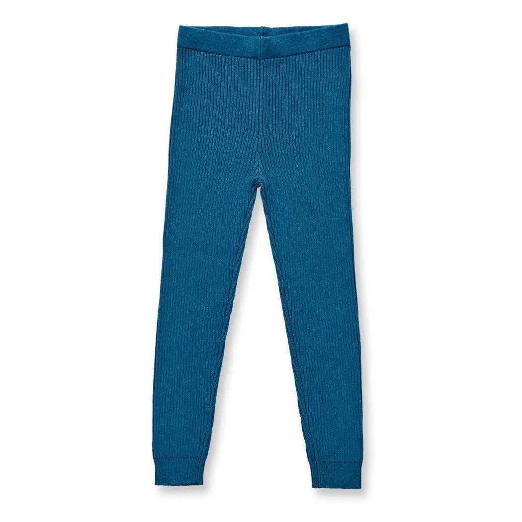 Sense Organics Baby Strickleggings YUMA Teal Melange