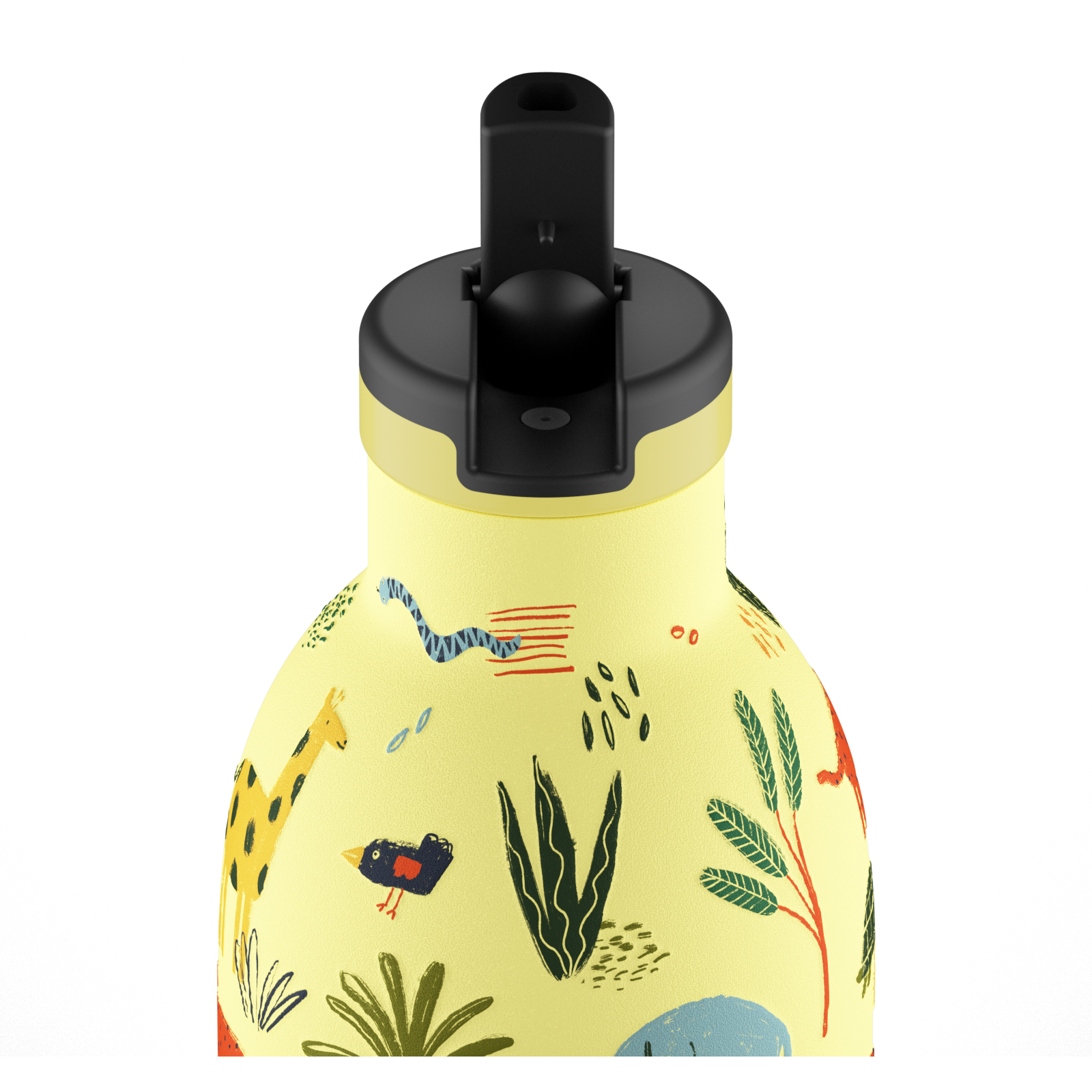 24 bottles Isolierte Kindertrinkflasche | Dschungelfreunde – 330 ml