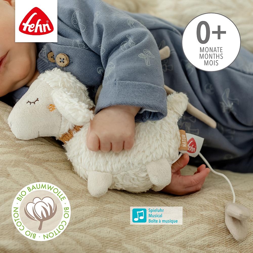 Fehn natur Mini Spieluhr Schaf