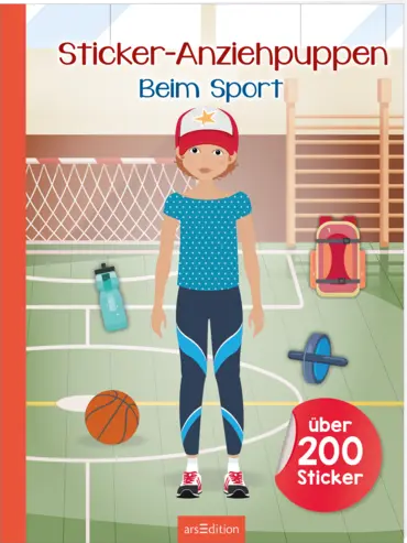 arsEdition Sticker-Anziehpuppen Beim Sport