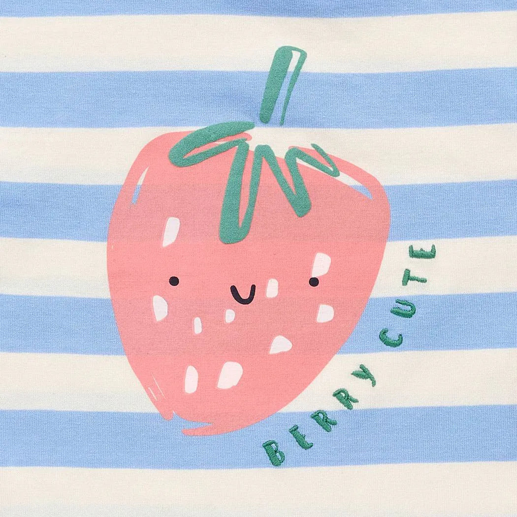 Sense Organics Baby T-Shirt SOPHIE Erdbeere Ringel