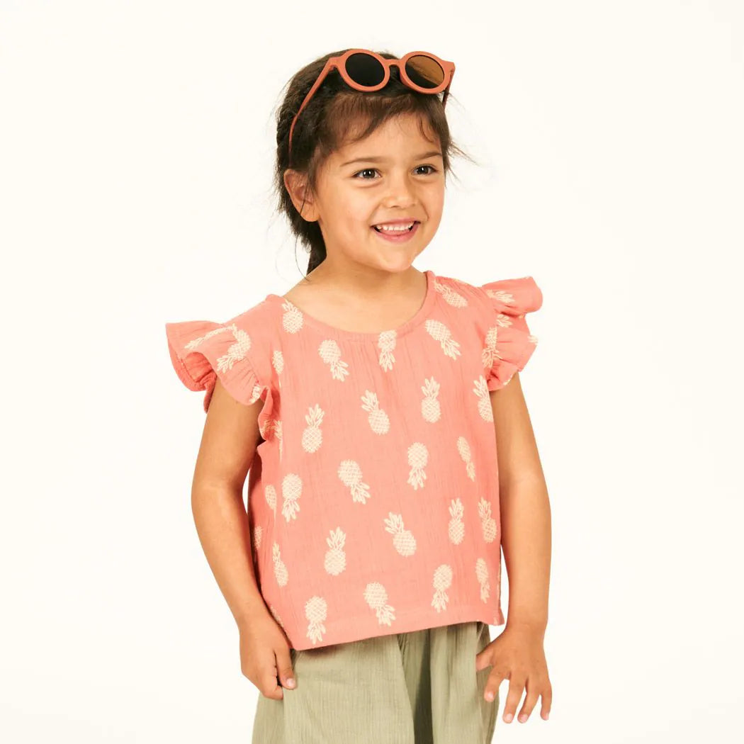 Sense Organics Bluse rosa mit Ananas
