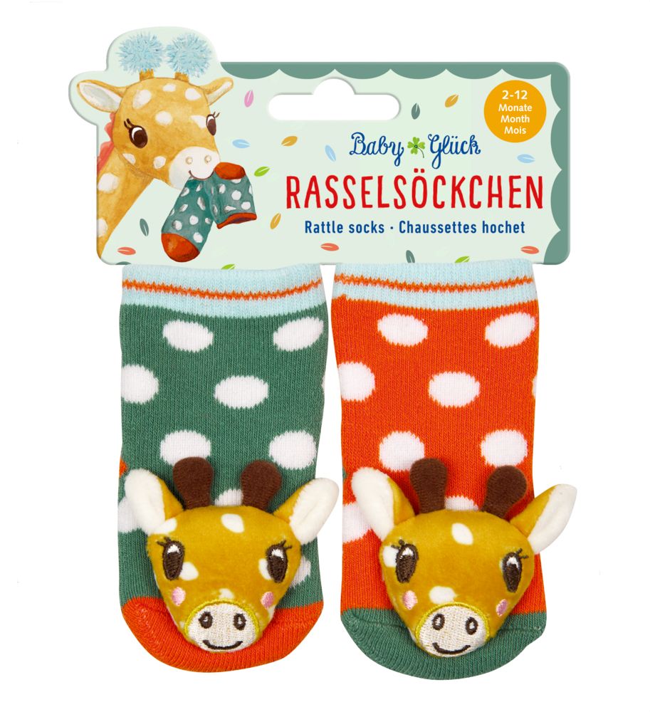 Die Spiegelburg Rasselsöckchen Giraffe