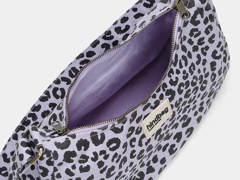 hindbag Rosa leopard lilas