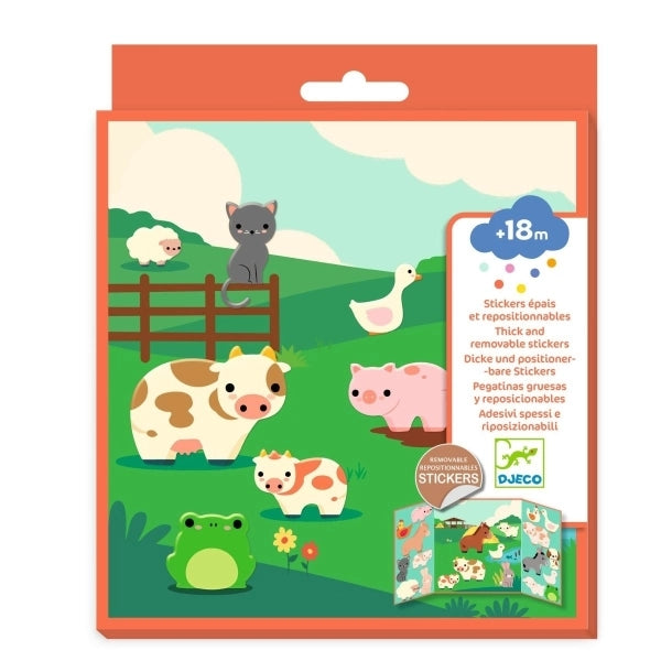 Djeco Sticker Bauernhof 18m