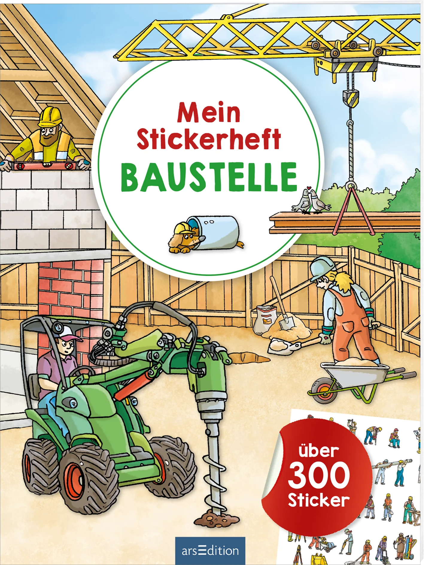 arsEdition Mein Stickerheft Baustelle