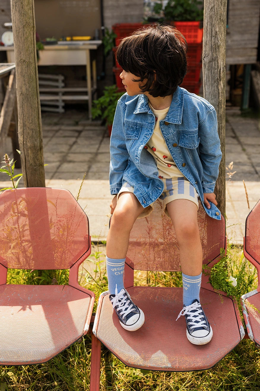 Sproet & Sprout gestreifte Shorts
