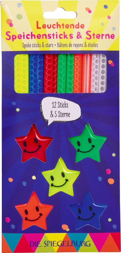 Die Spiegelburg Leuchtende Speichensticks und Sternchen