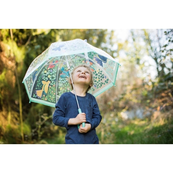 Djeco Regenschirm Blumen und Vögel