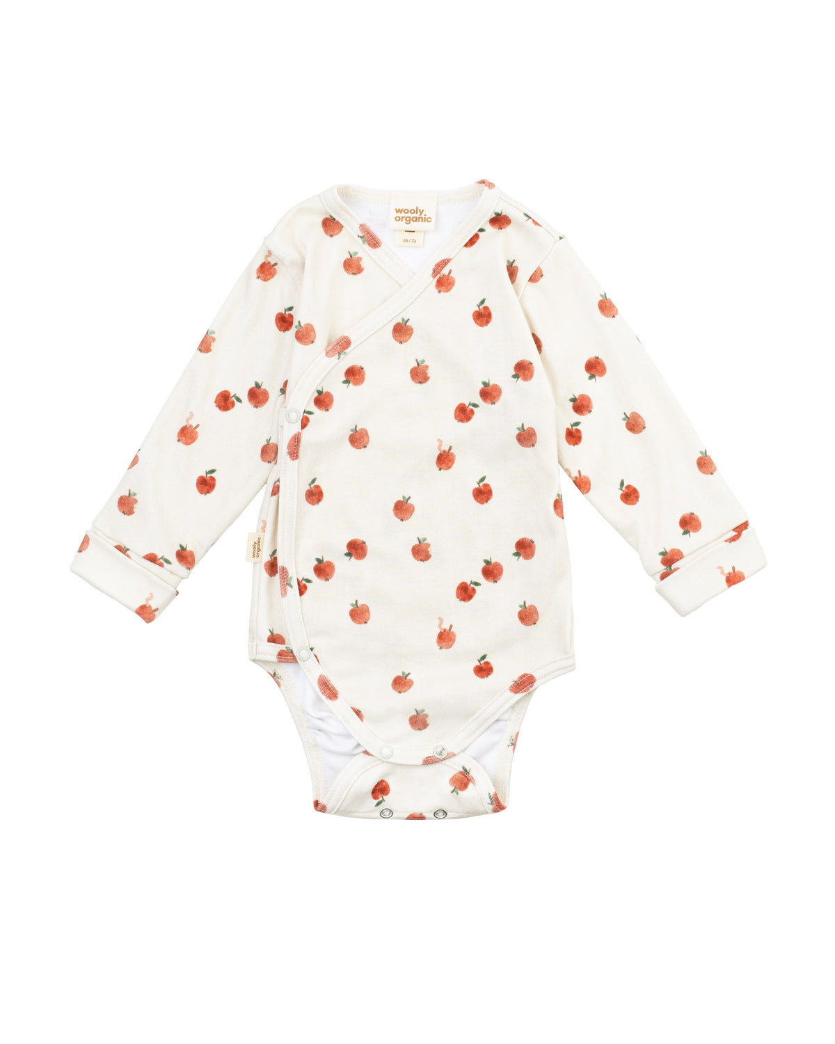 wooly organic Apfel Wrap Bodysuit