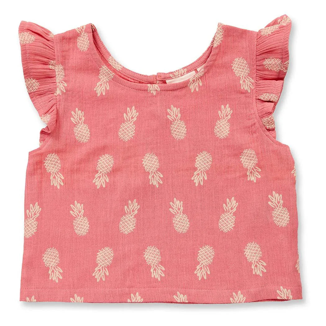 Sense Organics Bluse rosa mit Ananas