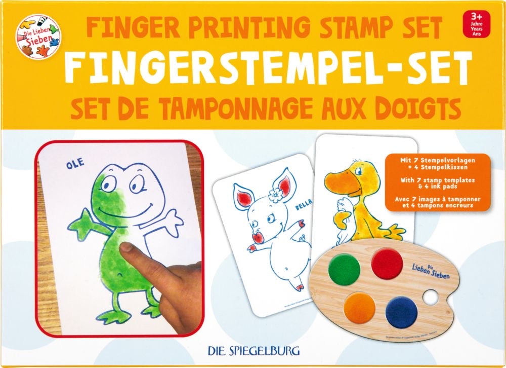 Die Spiegelburg Fingerstempel-Set Die Lieben Sieben