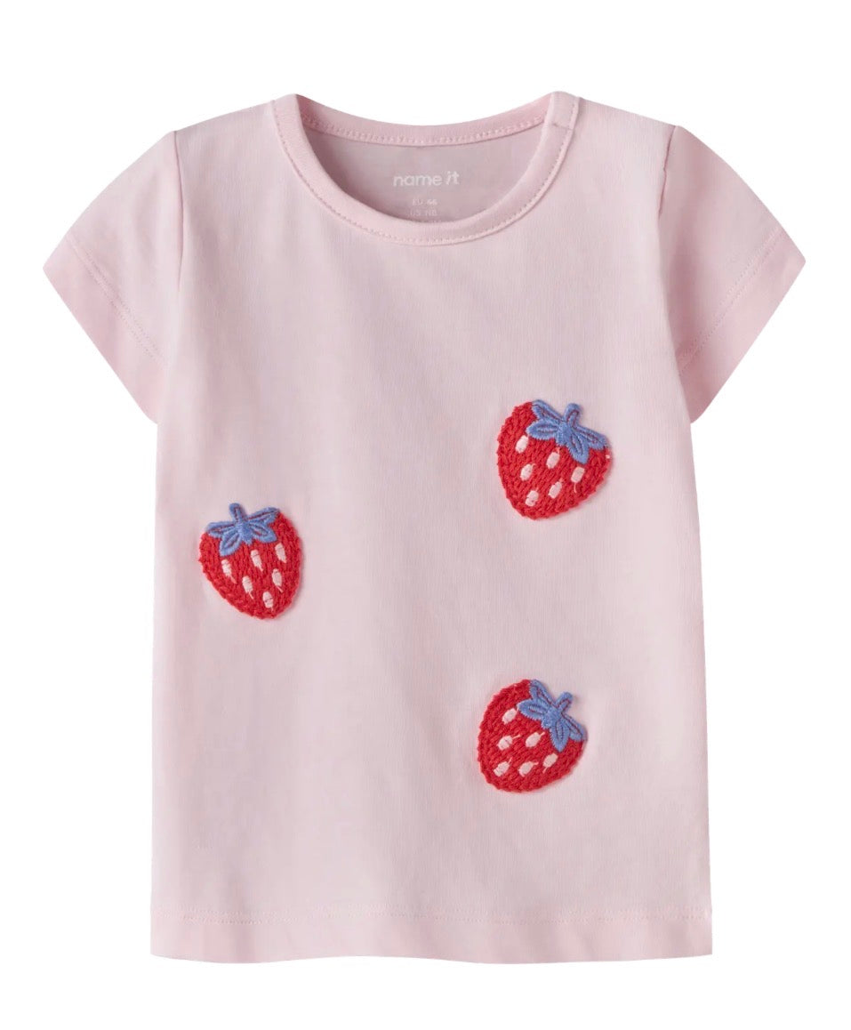 name it T-shirt (nbfjeanelle) Erdbeeren