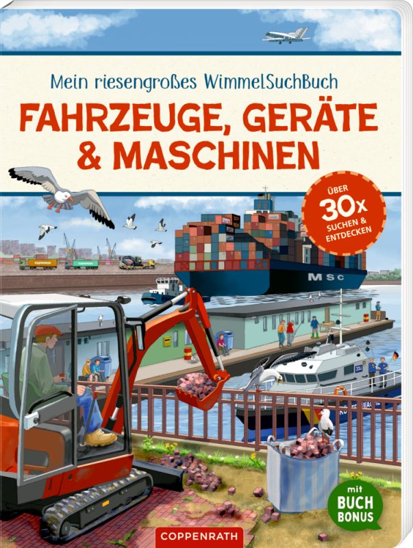 Coppenrath Mein riesengroßes WimmelSuchBuch Fahrzeuge, Geräte und Maschinen