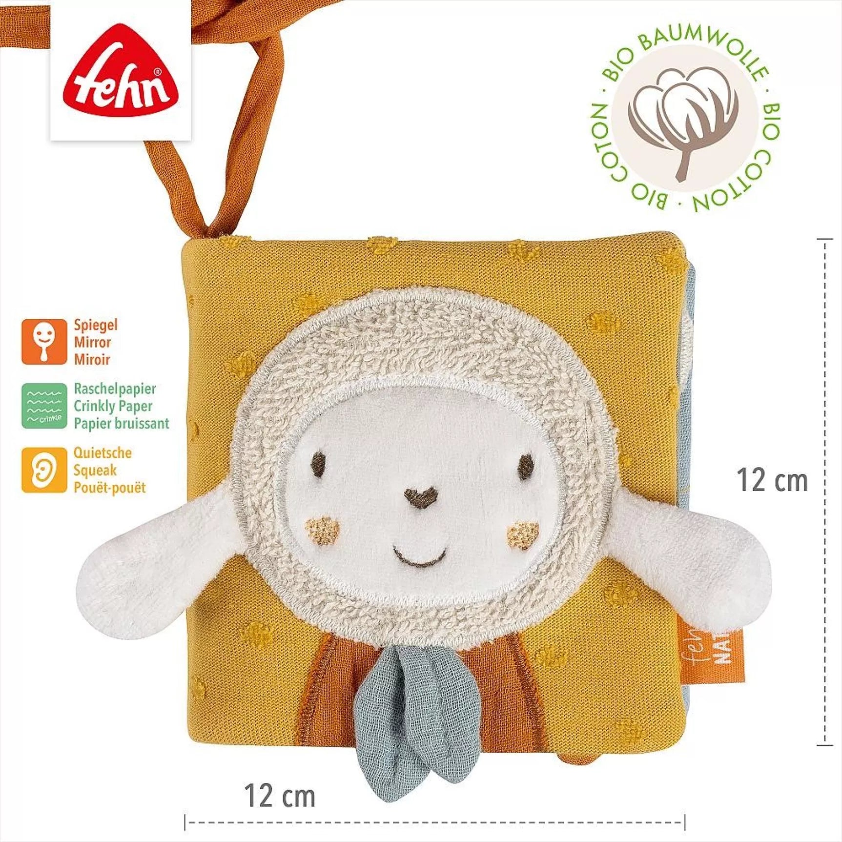 Fehn natur Stoffbuch Schaf