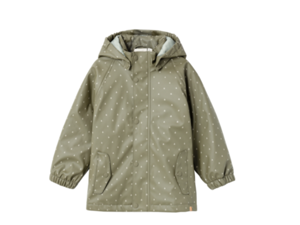 Lil Atelier Regenjacke Regentropfen Pad Rain