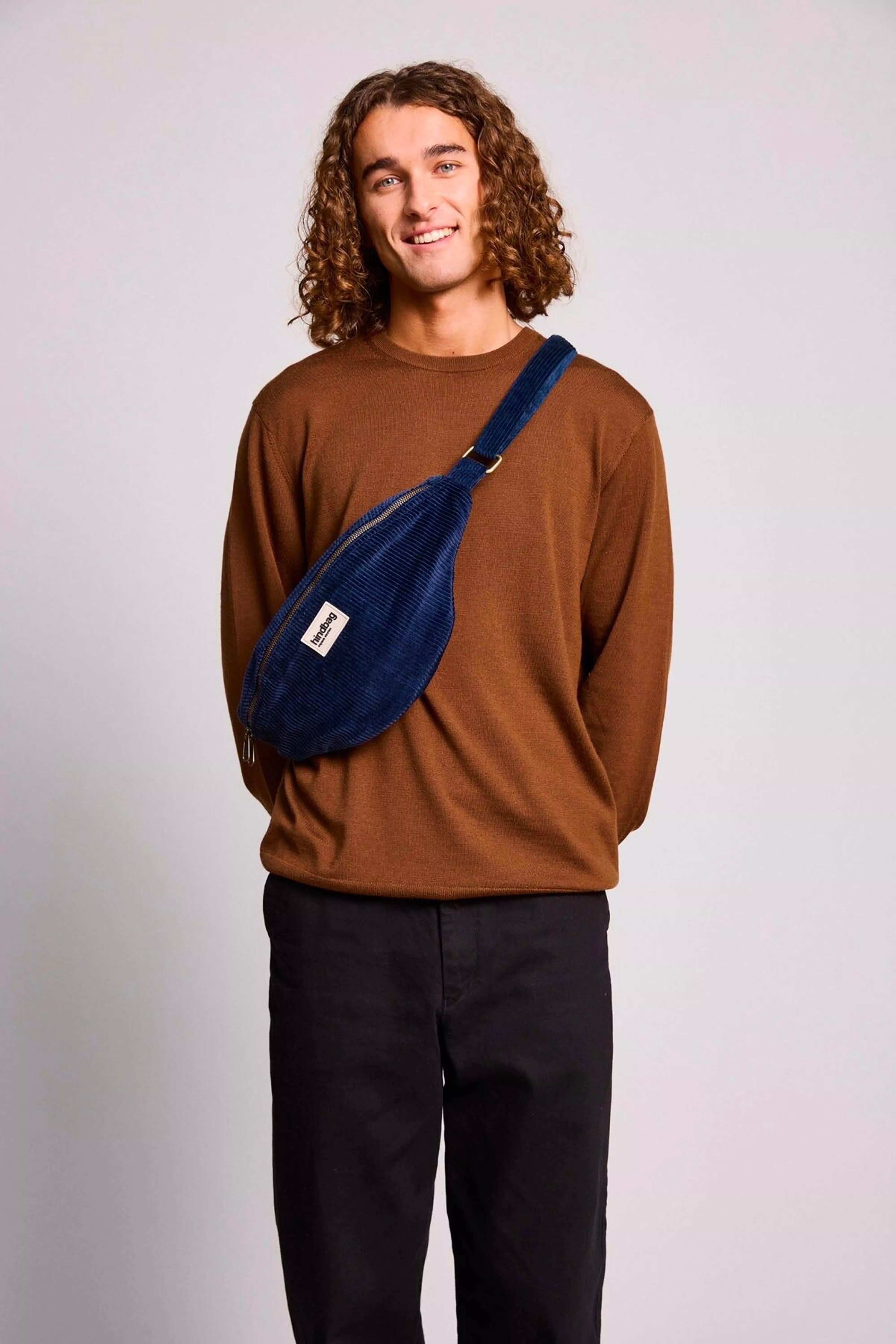 hindbag Sasha Velours Marine