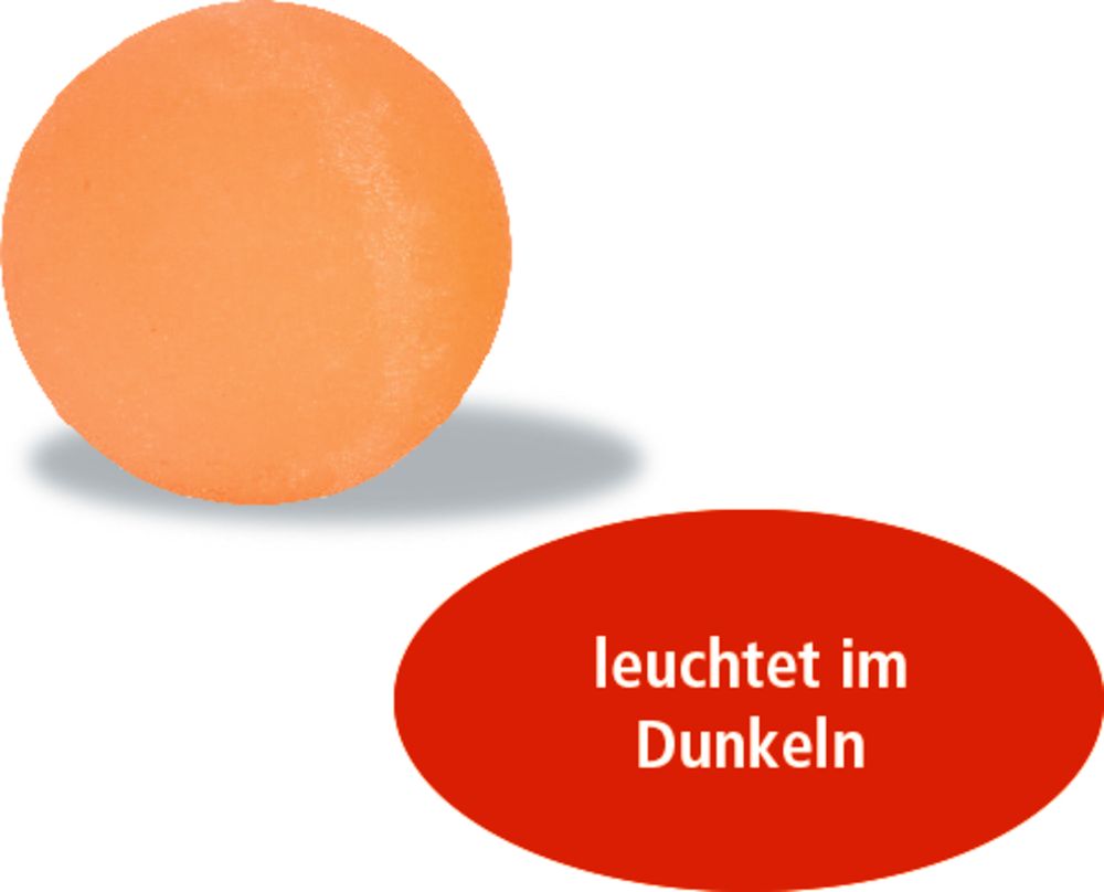 Die Spiegelburg fluoreszierender Flummi