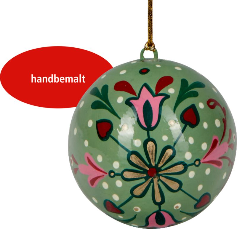 Die Spiegelburg Kugel aus Pappmasché