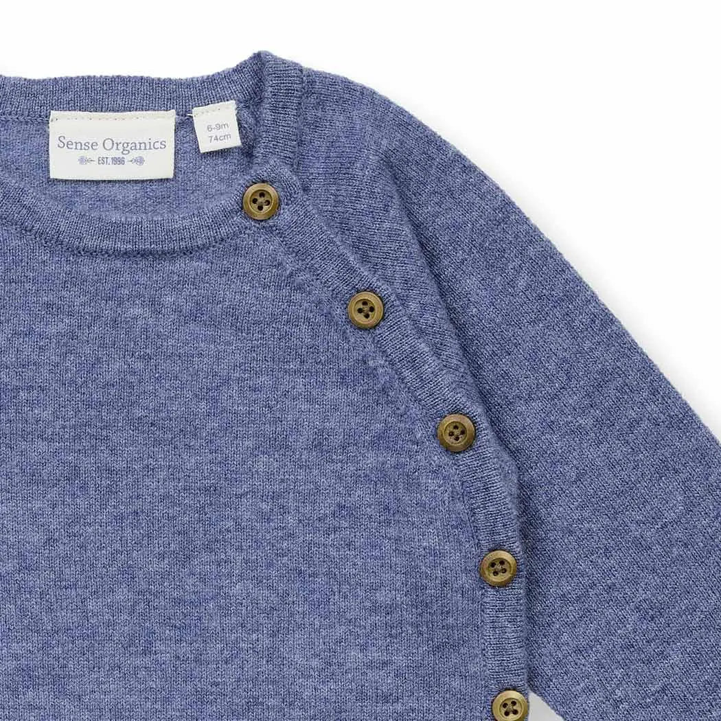 Sense Organics Baby Wickeljacke Picasso Denim Melange