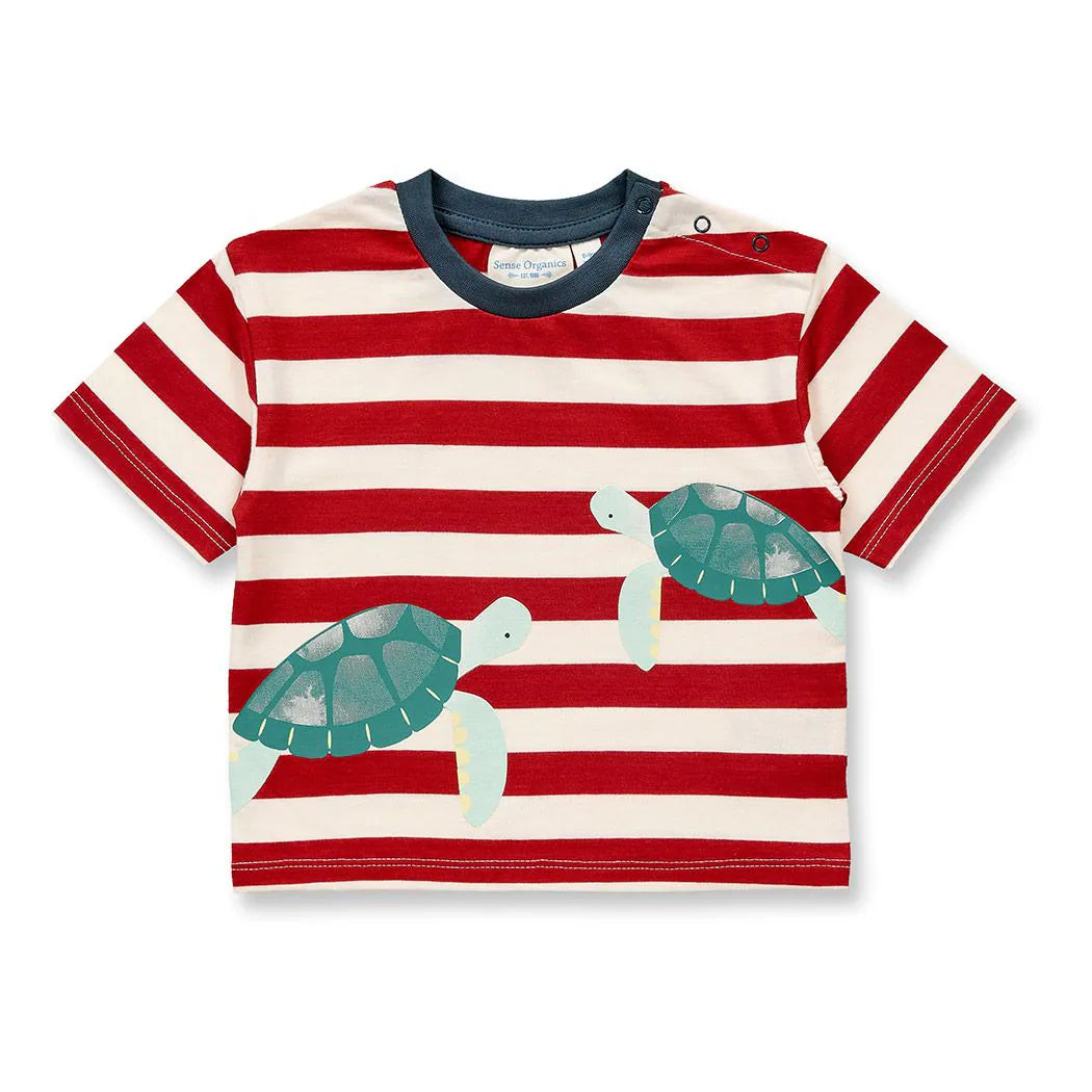 Sense Organics Baby T-Shirt ANTON Schildkröte