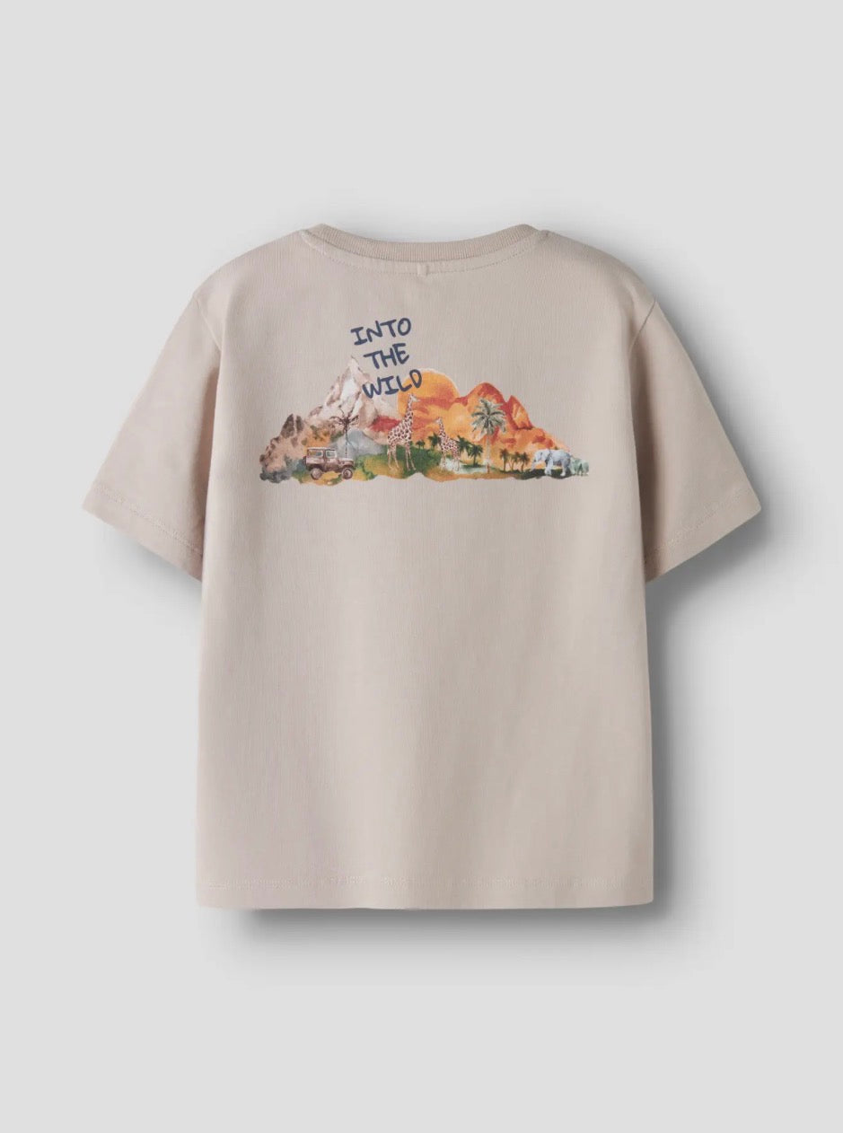 name it T-Shirt Safari (nmmhugo) Chateau Gray