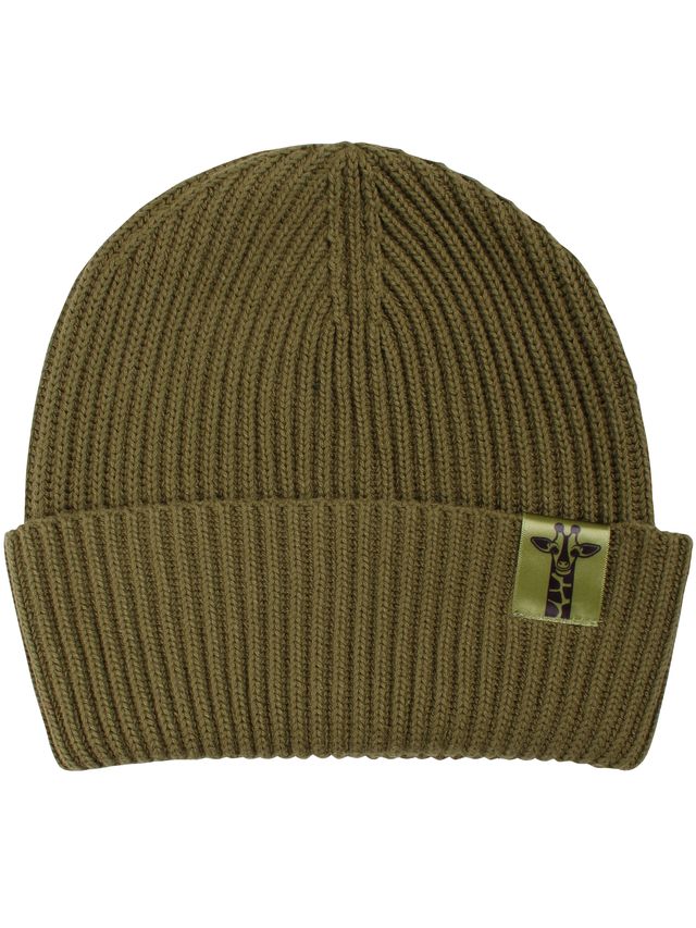 dyr Dyrland Cotton Beanie Dark Pine