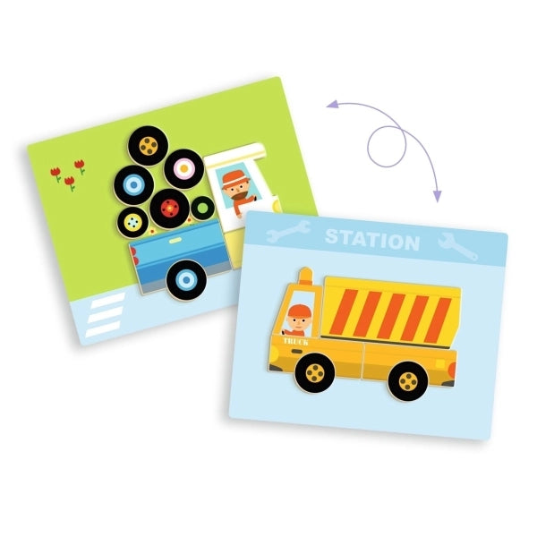 Djeco Magnetspiel: Vehicles