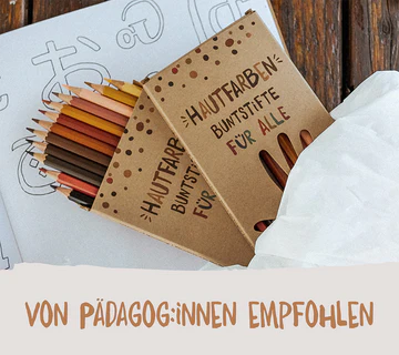 Hautfarben Buntstifte für Alle