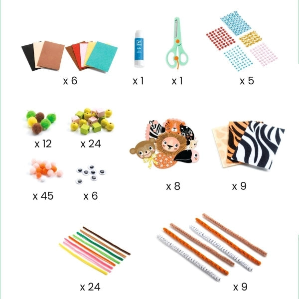 Djeco Dschungeltiere kreieren