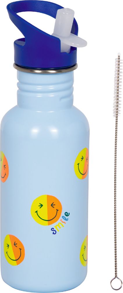 Die Spiegelburg Edelstahl Trinkflasche Happy Face 500ml